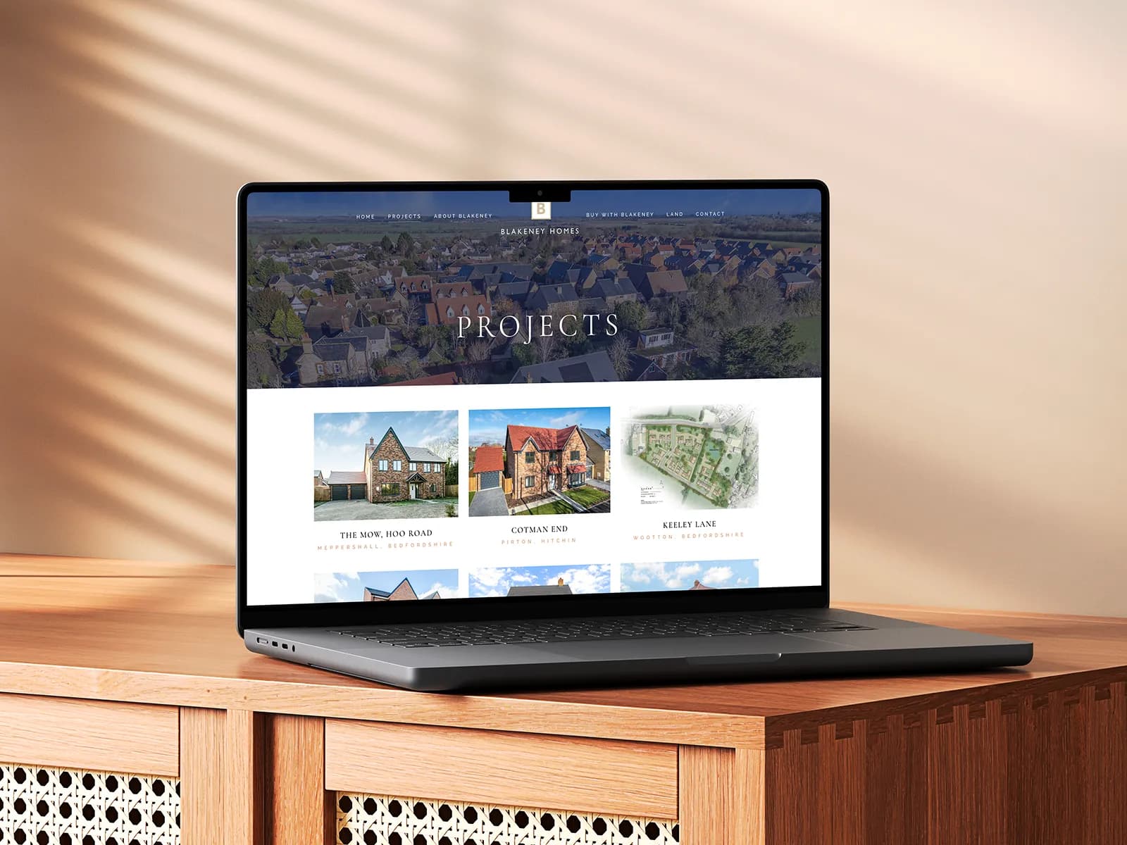 House Builder Website in Home Setting