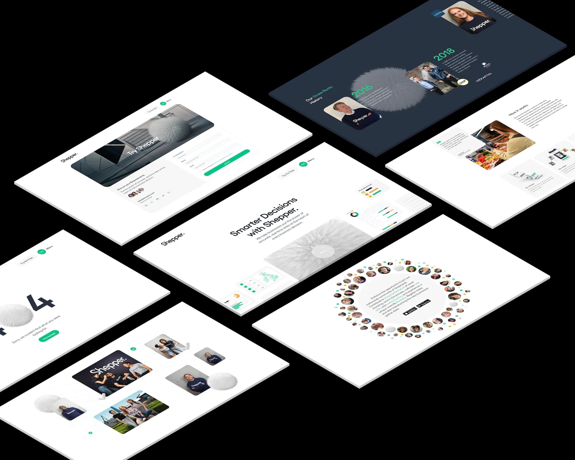 Shepper showcase on various devices