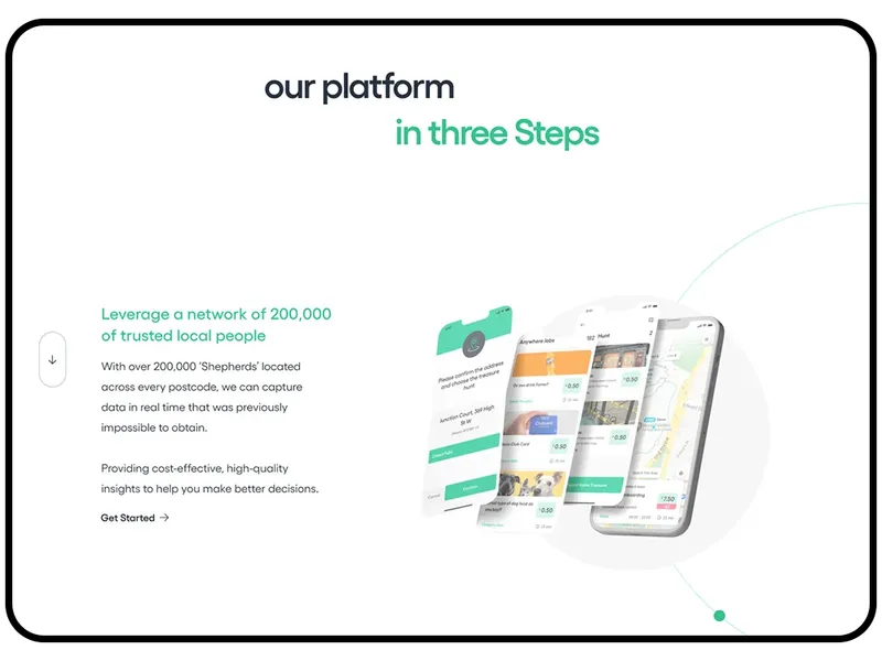 Shepper Website on Mobile Device